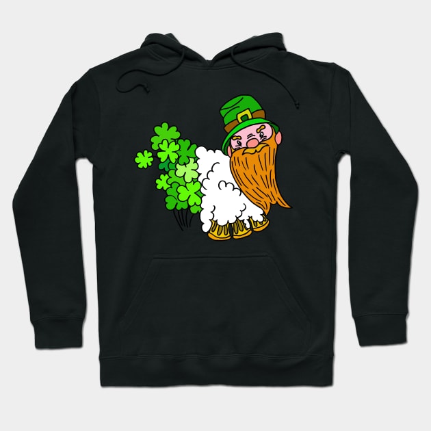 Irish flag, St.Patrick's Day Hoodie by AgniArt